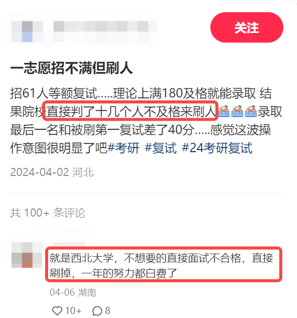 這些院校淘汰率最高82.8%！復(fù)試刷人超狠！